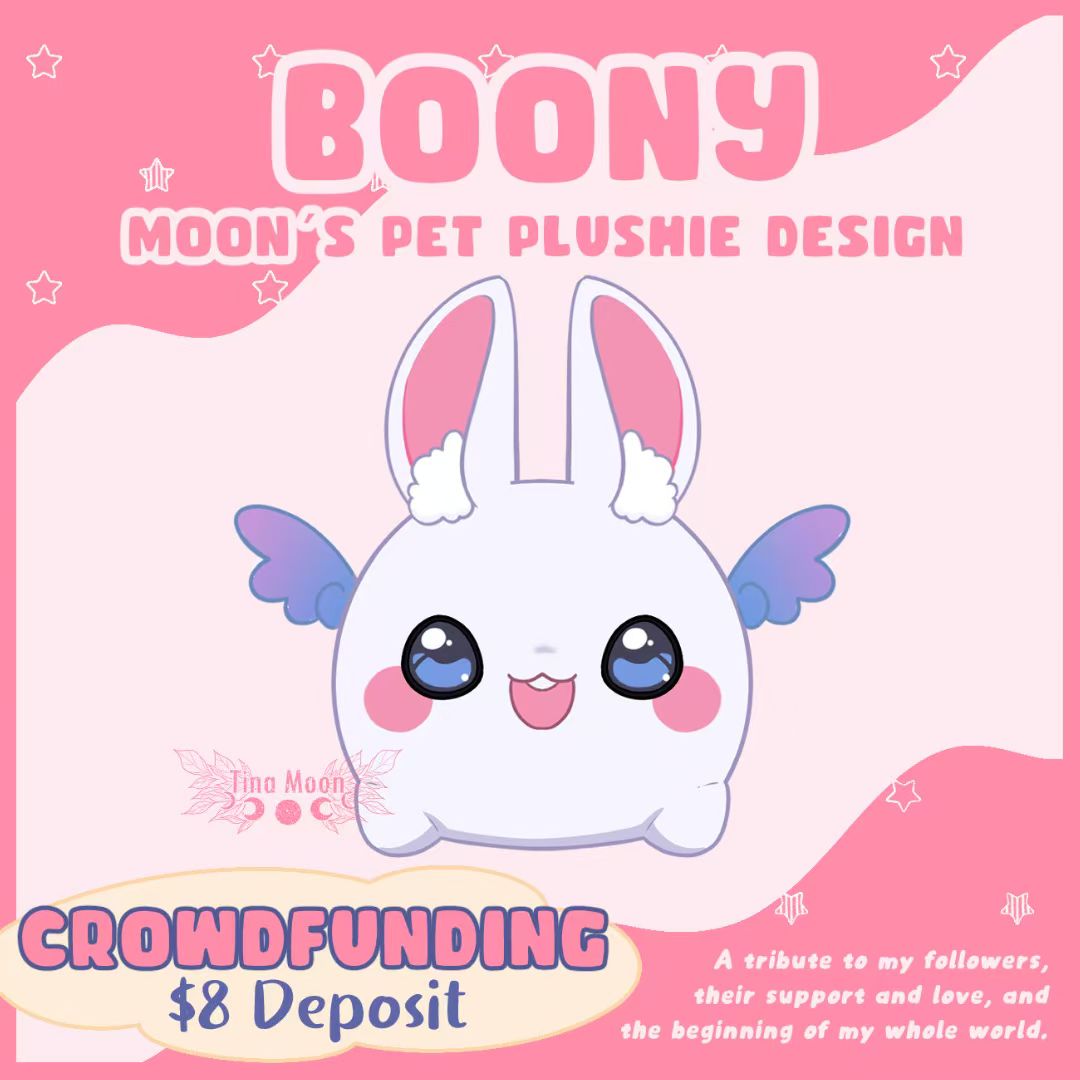 Bonny Plushie Sample Crowdfunding