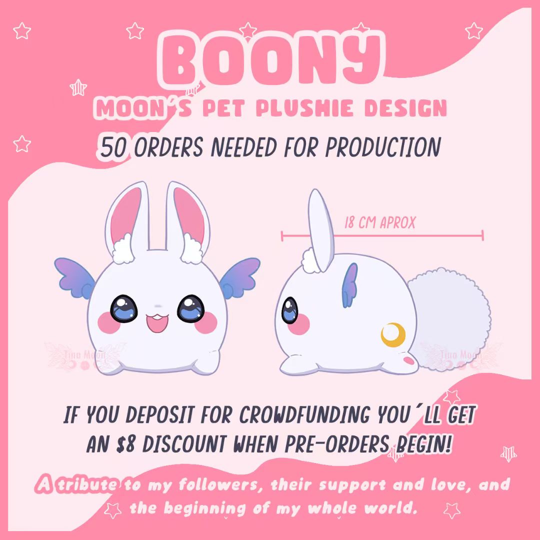 Bonny Plushie Sample Crowdfunding
