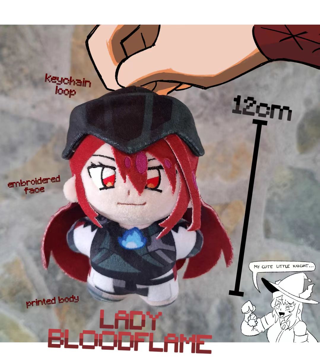 Enreco Plushies Lady Bloodflame