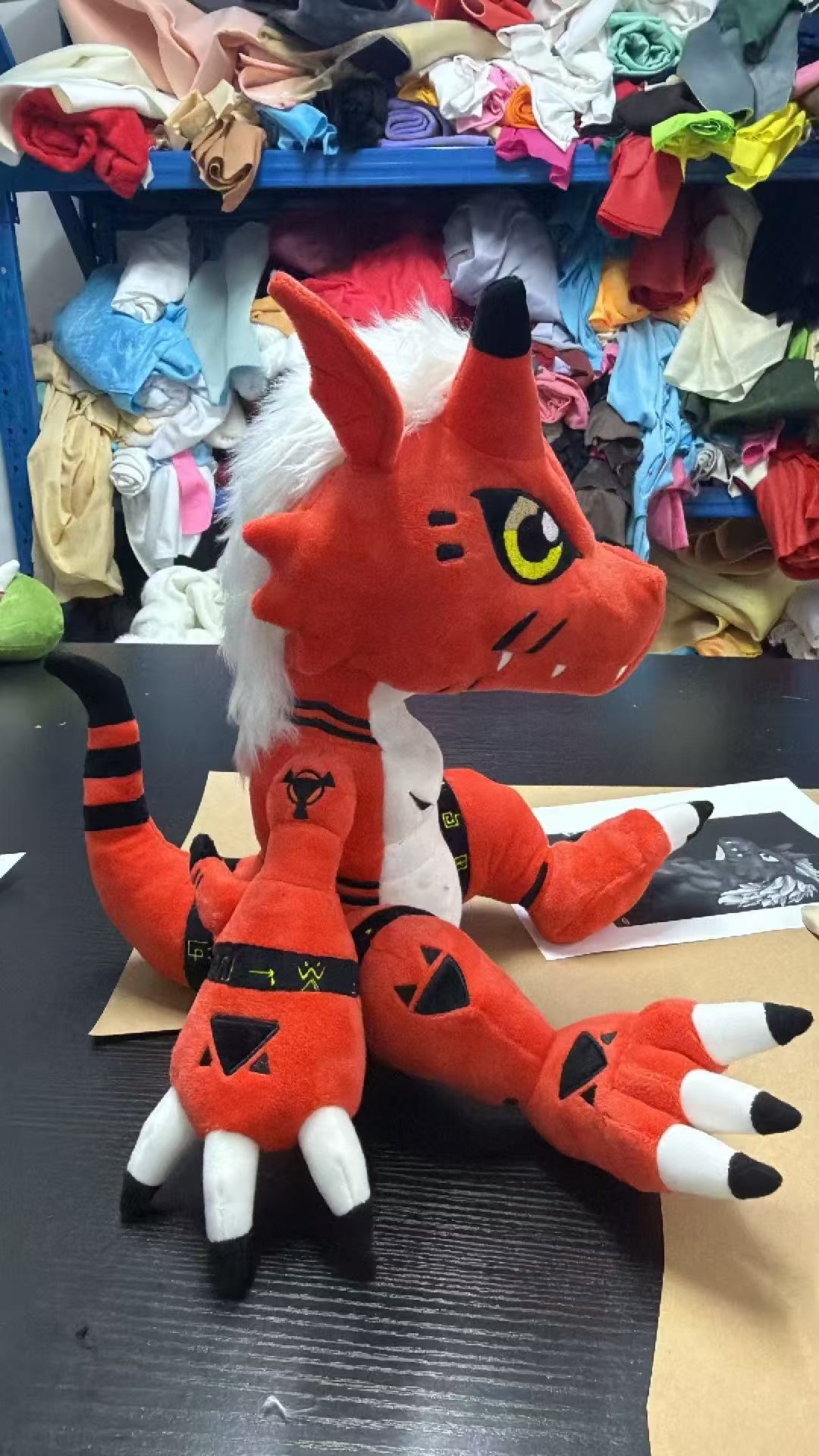 Growmon Fan-made Plushie Group Order