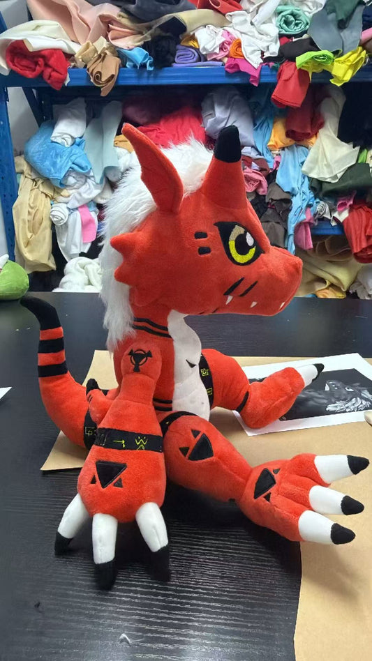 Growmon Fan-made Plushie Group Order