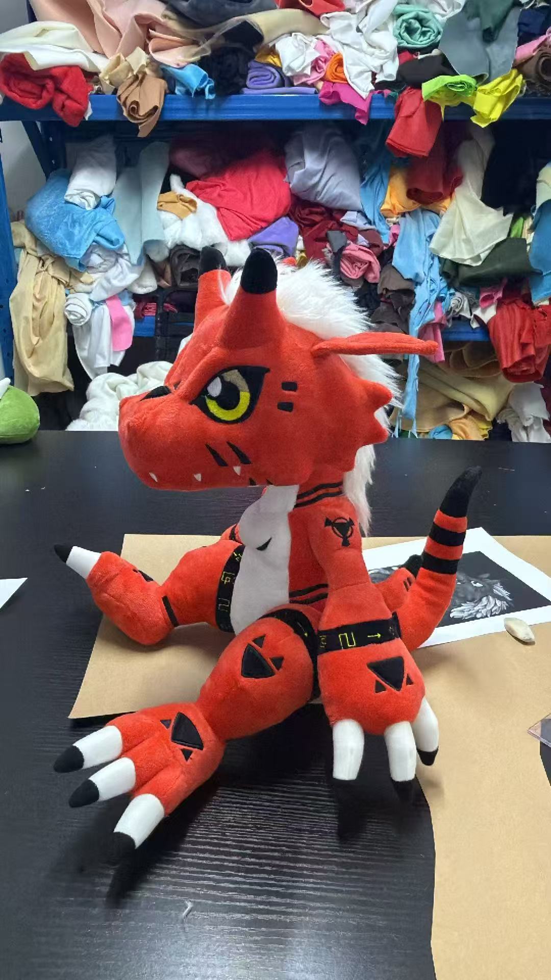 Growmon Fan-made Plushie Group Order