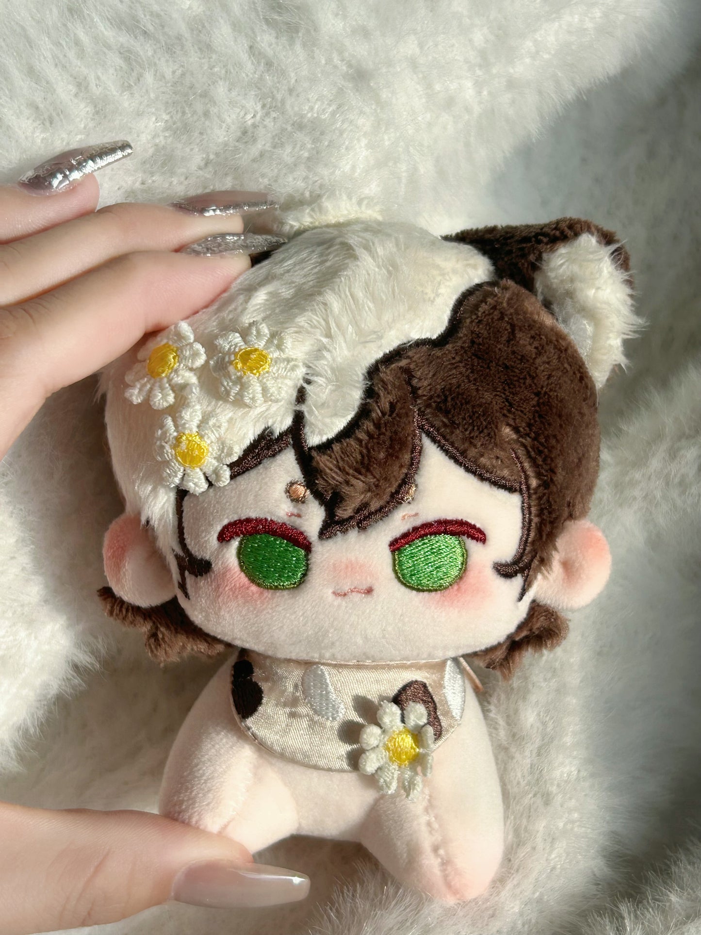 4" 10cm sitting plushie