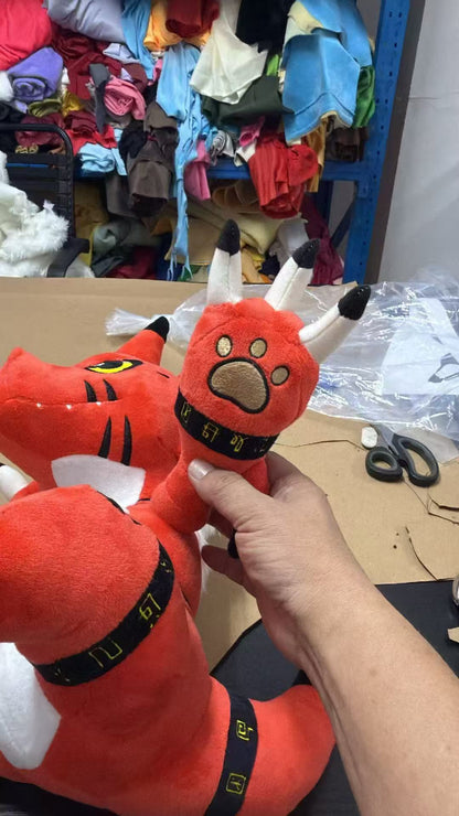 Growmon Fan-made Plushie Group Order