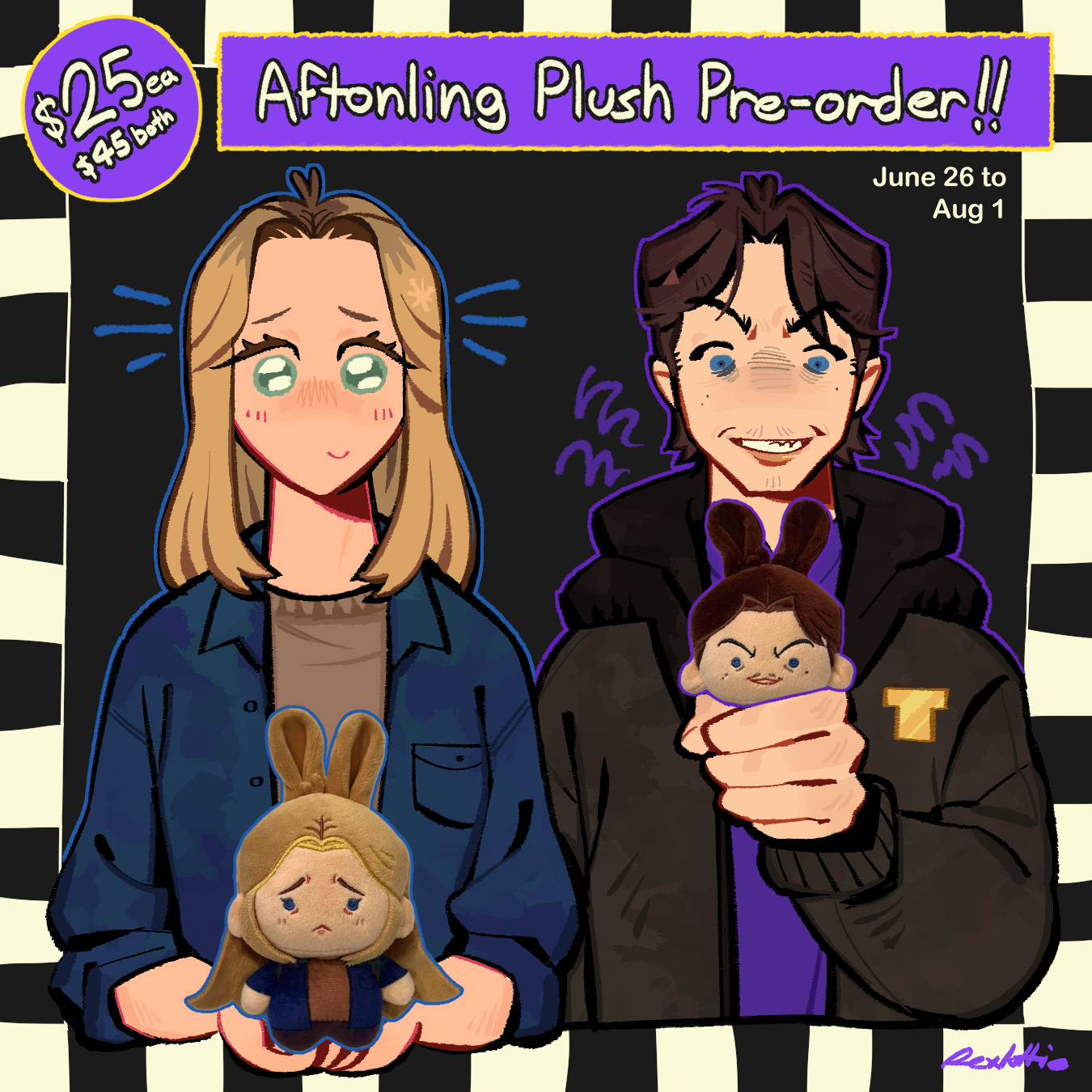 Aftonling Plush Keychains