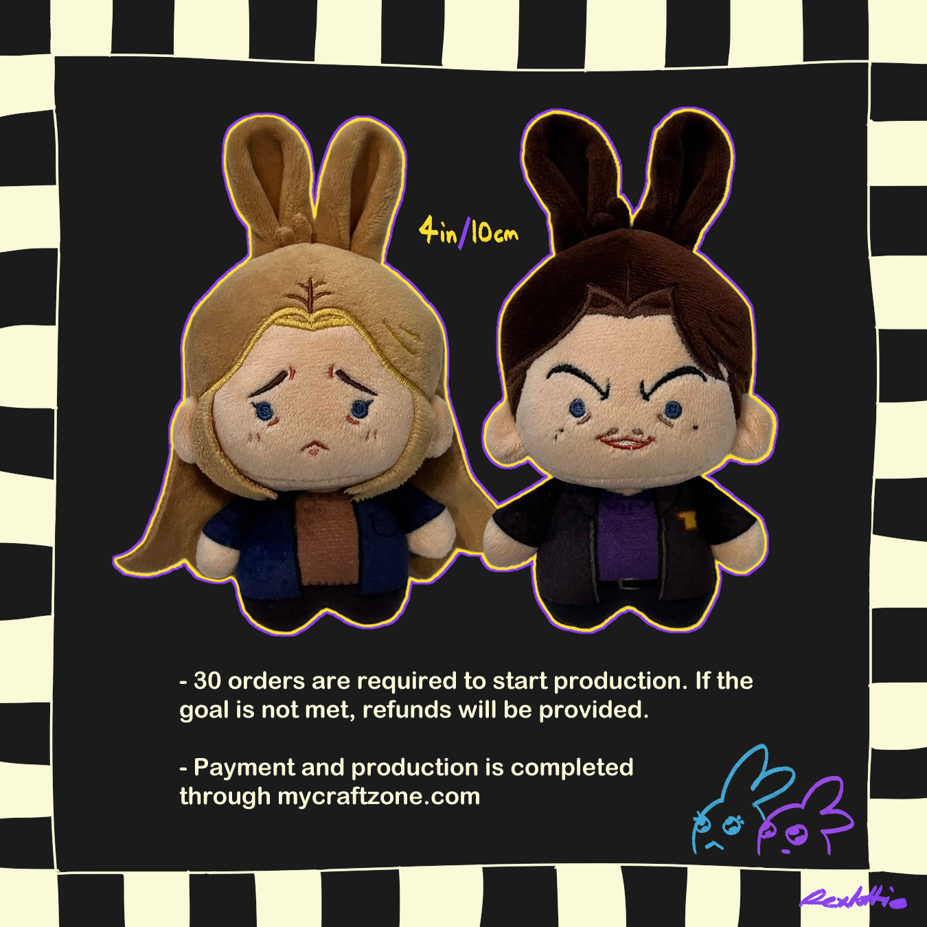 Aftonling Plush Keychains