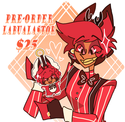 Alastor Plush Pendant (LabuAlastor)