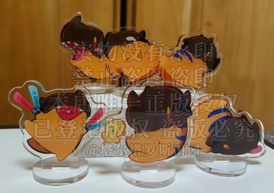 Fan-made acrylic items