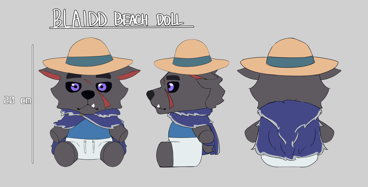 [sample production] Blaidd Plushie
