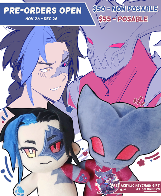 Kayn x Rhaast plushies [15 cm]