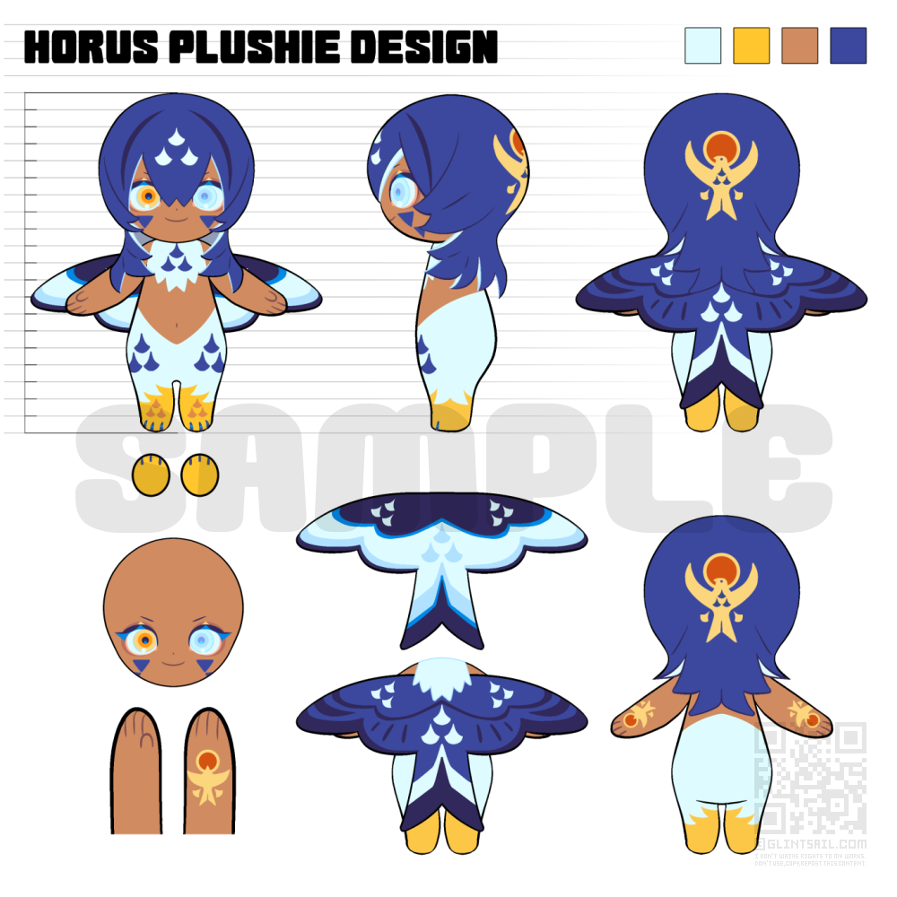 Glintsail Horus Plushie