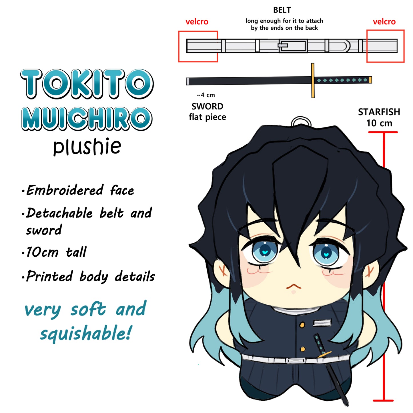 Tokito Muichiro Plushie
