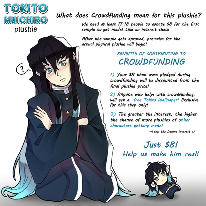 Tokito Muichiro Plushie