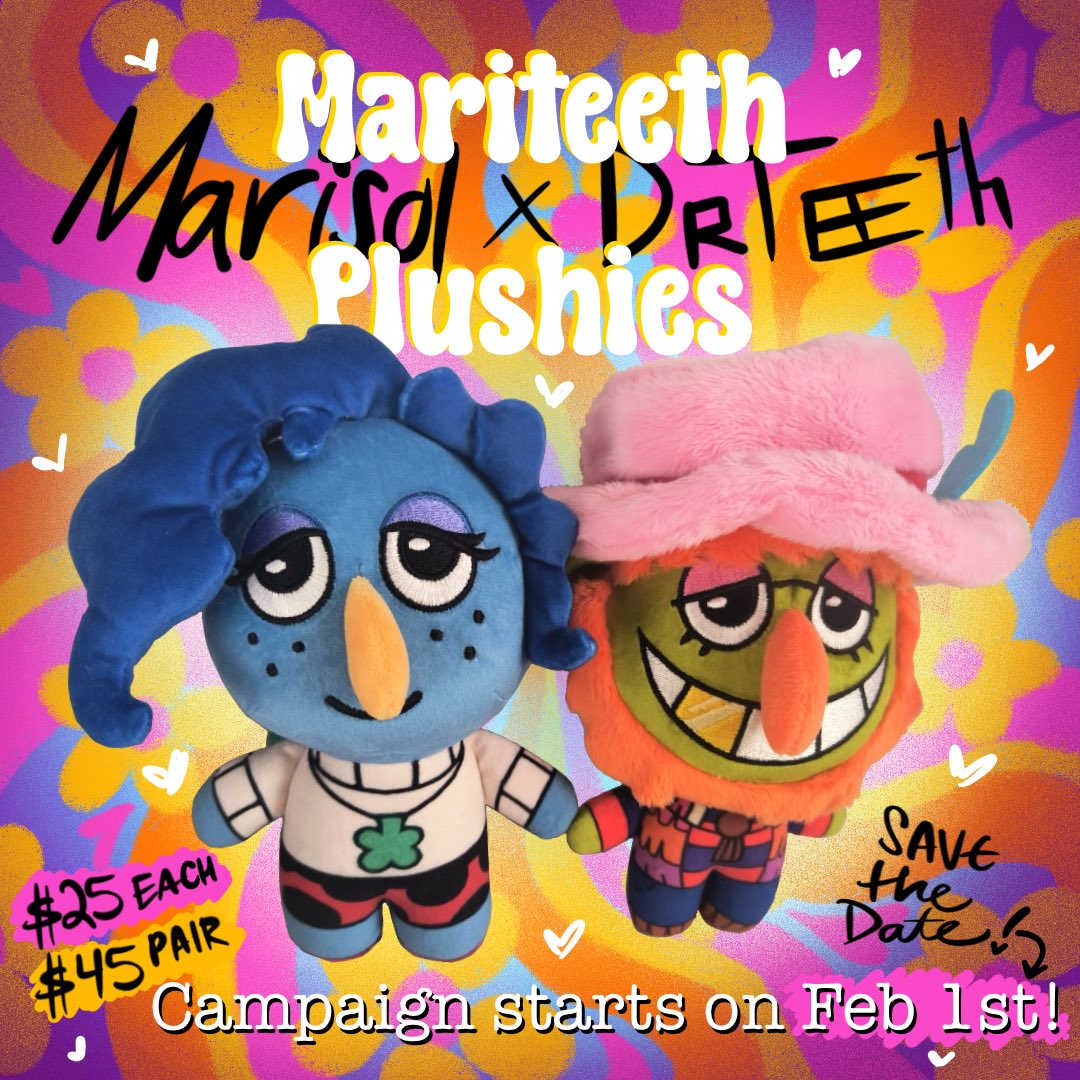 Mariteeth Plushies