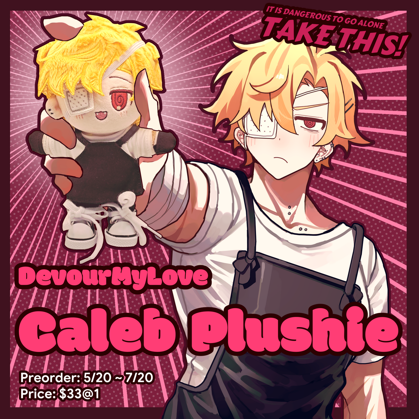 Caleb Plushie Pre-order