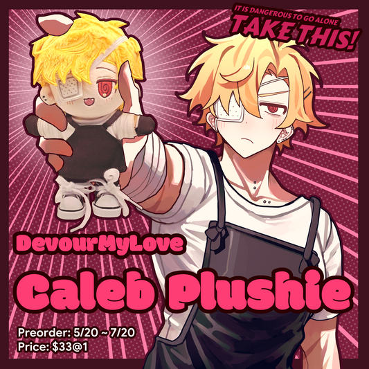 Caleb Plushie Pre-order