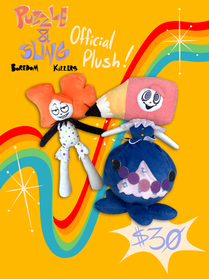 Puzzle & Sling Official Plushies!
