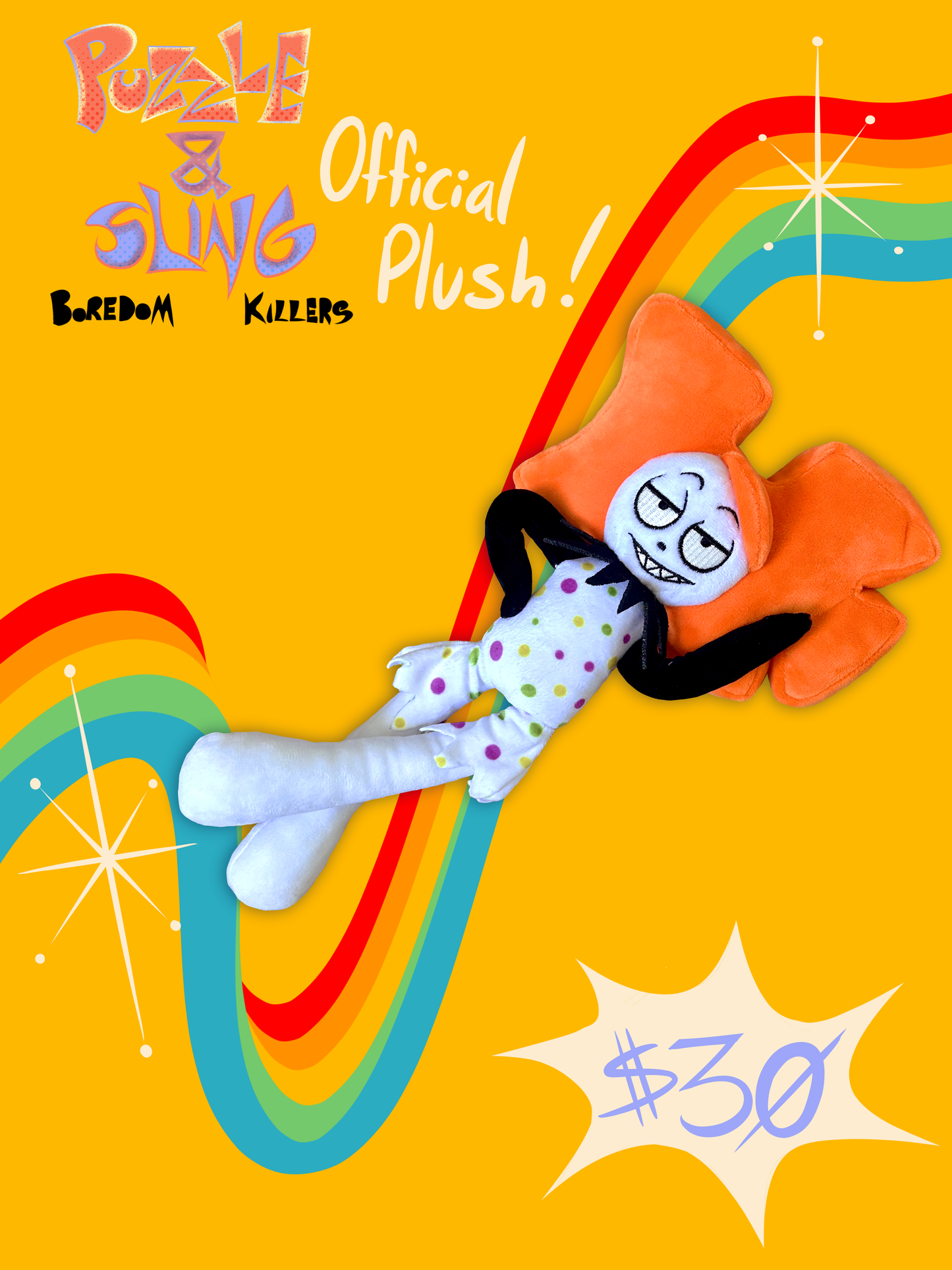 Puzzle & Sling Official Plushies!
