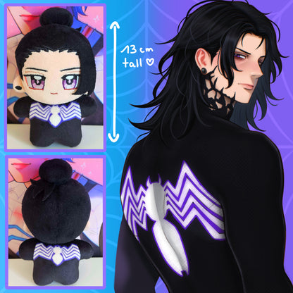 Spider Gojo & Venom Geto plushies
