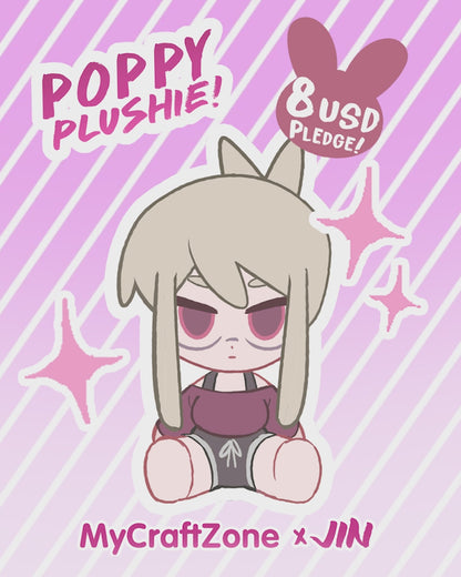 Poppy Plushie Sample Crowdfunding