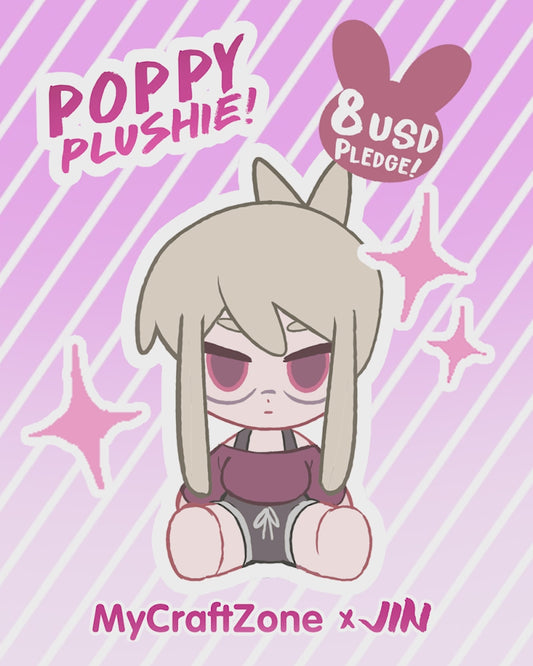 Poppy Plushie Sample Crowdfunding