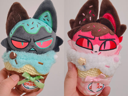 Chocolate ice cream Voxal Plushies Pre-order